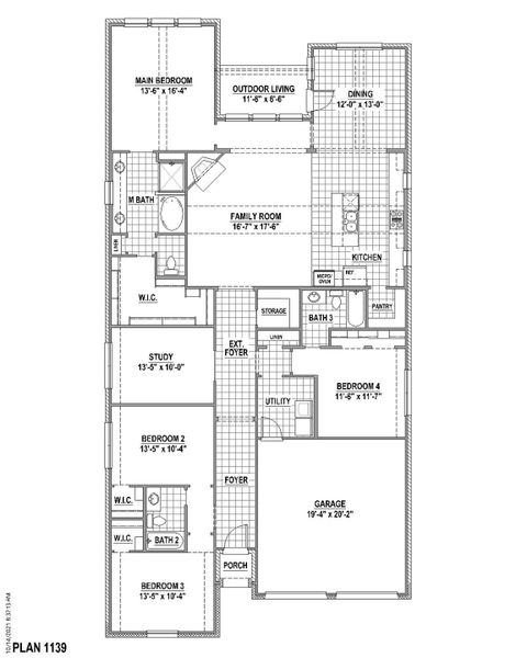 Plan 1139 1st Floor