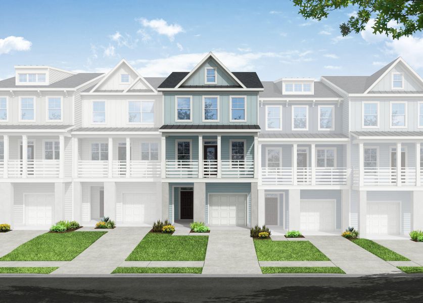 New construction Townhouse house 310 Laurens View Lane, Charleston, SC 29492 Georgetown- photo