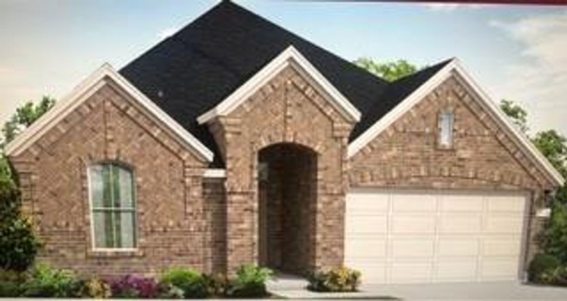 New construction Single-Family house 13915 Via Toluca Trail, Cypress, TX 77433 Kempner (2412-HV-40)- photo