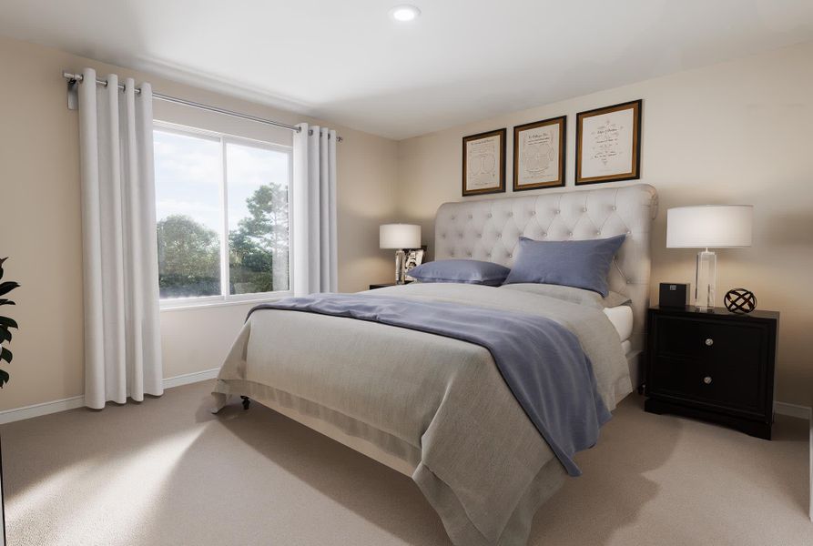 Owner's Bedroom - Acadia - Pintail Commons at Johnstown Village by Landsea Homes