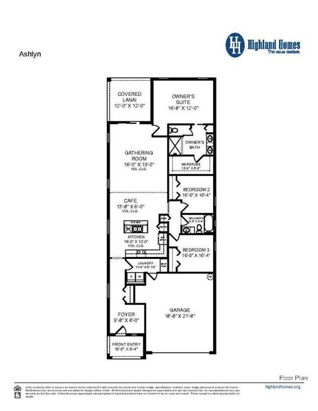 Ashlyn - Home Layout