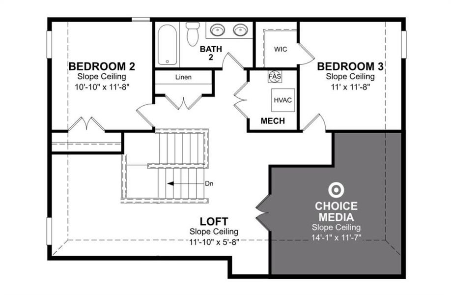 Beazer Homes Whitewing Trails Parker Floorplan.