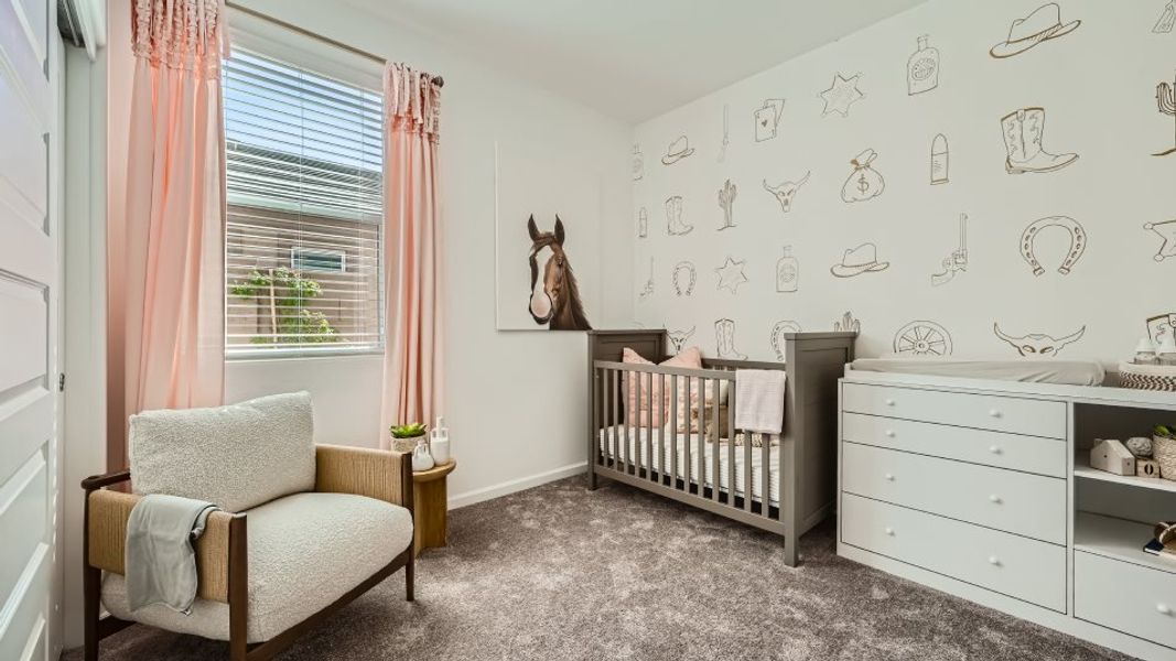 Coronado Bed2 styled as nursery