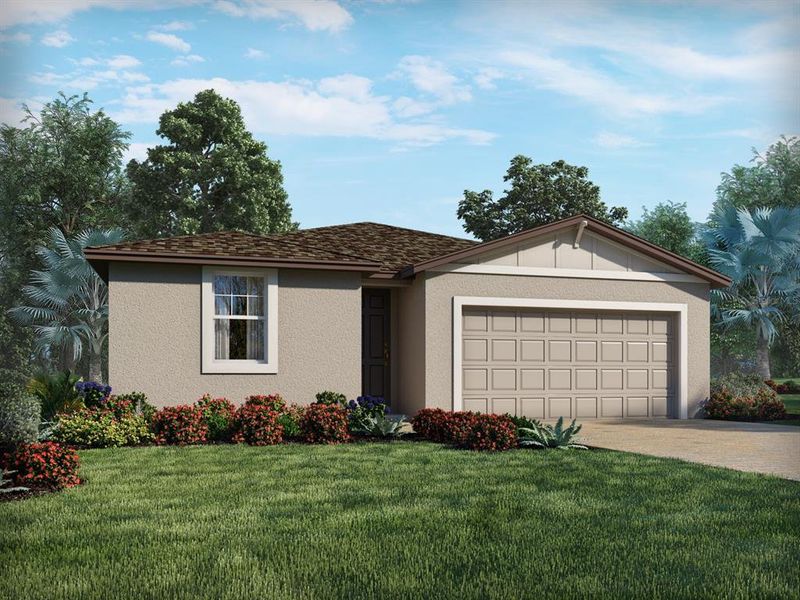 New construction Single-Family house 2531 Moose Trail Place, Davenport, FL 33837 Bluebell- photo