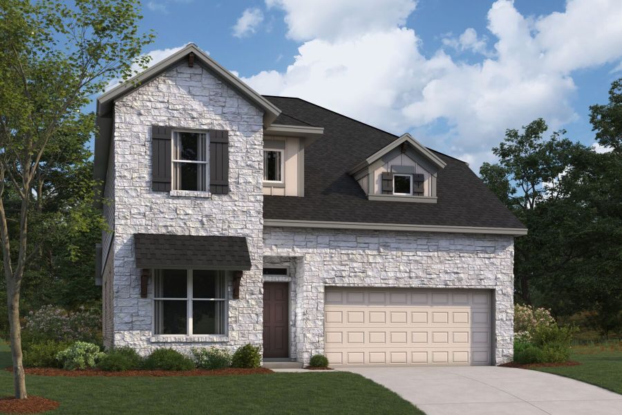 New construction Single-Family house Brahman - Capital Series, 1403 North Roger Hanks Parkway, Dripping Springs, TX 78620 - photo