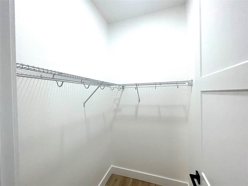 Walk-in closet in 2nd bedroom