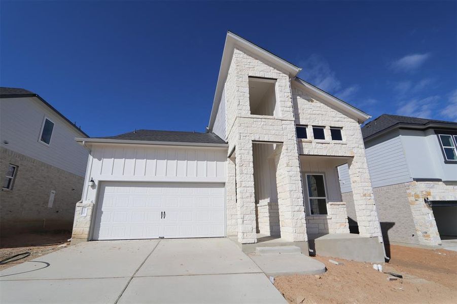 New construction Single-Family house 11706 Hurricane Haze Drive, Austin, TX 78747 Braford - C- photo