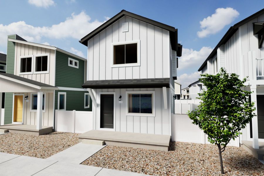 Front Elevation-Modern Farm House