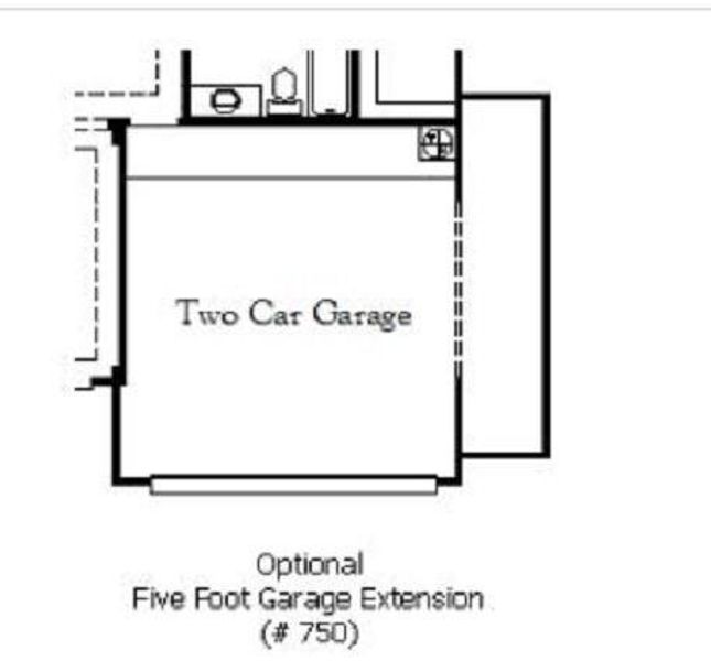 5' Garage Extension