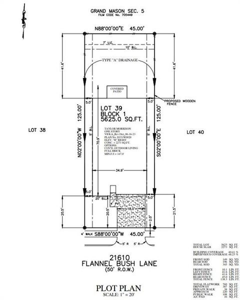 Plot Plan