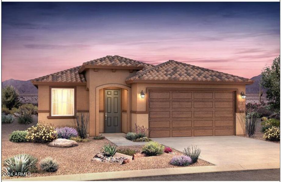 New construction Single-Family house 1310 W Flintlock Drive, San Tan Valley, AZ 85144 Hewitt II- photo