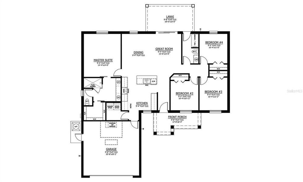 2D floor plan.