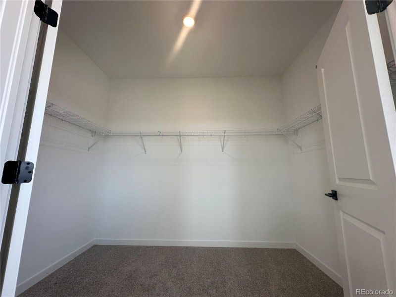 Primary walk in closet