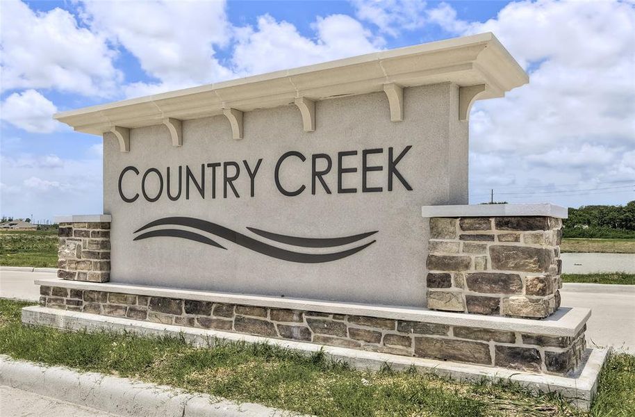 New homes in Mont Belvieu can be found in the community of Country Creek. The community features oversized lots and serene surroundings and is just a mile away from Eagle Pointe Recreational Center and Golf Club. Quick commutes to Baytown, Dayton and Grand Parkway are just within minutes as well. Mont Belvieu is the perfect city to thrive in for those seeking a quiet, close-knit community to call home.
