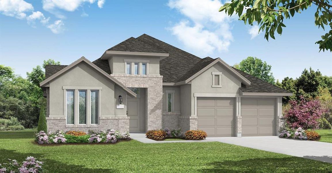 New construction Single-Family house 5838 Lavaca Lane, Manvel, TX 77578 Eden (2450-HV-45)- photo
