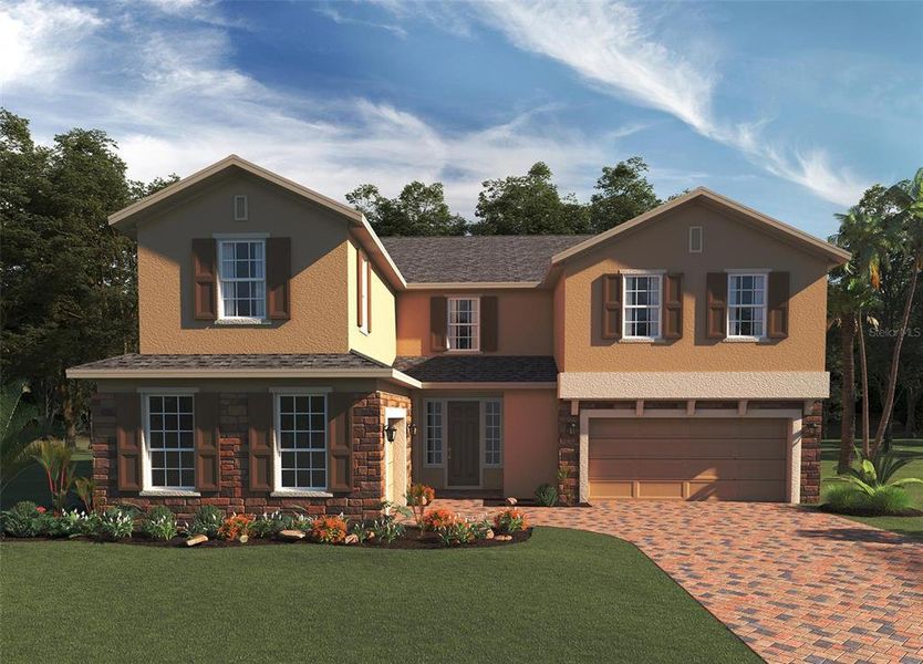 New construction Single-Family house 7169 Dilly Lake Avenue, Groveland, FL 34736 Palmer- photo