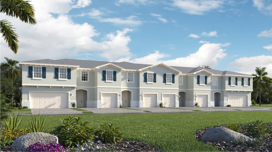 New construction Townhouse house 4370 Pond Lily Ln, Lake Worth, FL 33467 Hawthorne- photo