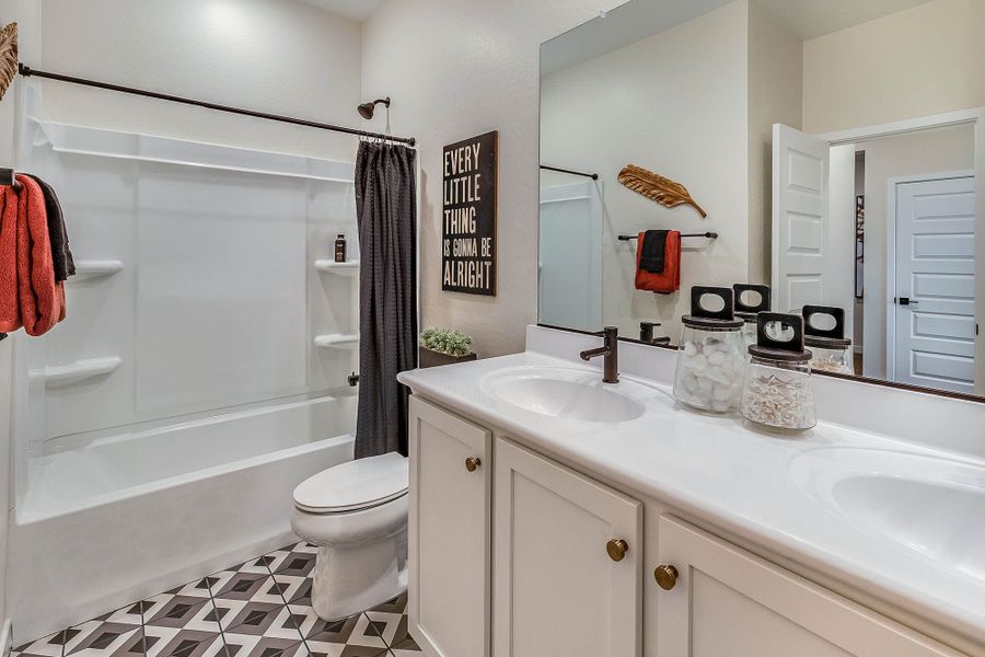 Bathroom One | Pastora | Sunrise Peak Series | New homes in Surprise, AZ | Landsea Homes