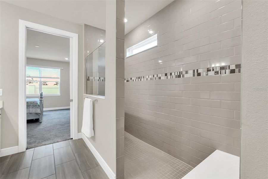 Oversized shower in Primary Bath