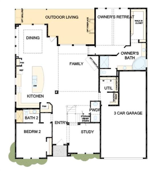 The success of a floor plan is the way you can move through it…You’ll be amazed at how well this home lives…We call it traffic patterns.