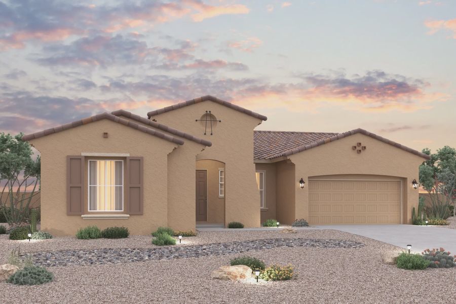 New construction Single-Family house Palazzo Series - Carmona, 18903 West McLellan Road, Waddell, AZ 85355 - photo