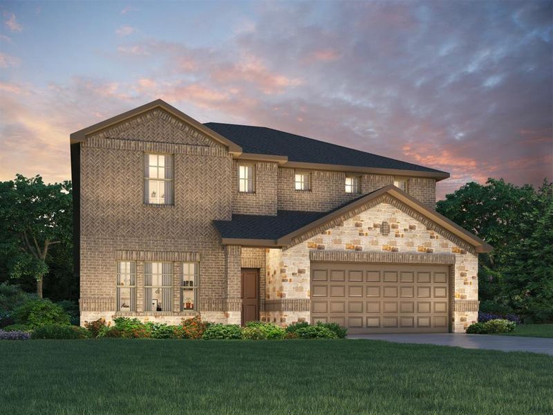 New construction Single-Family house 2435 Dark Lantern Drive, Rosenberg, TX 77471 The Kessler (L454)- photo