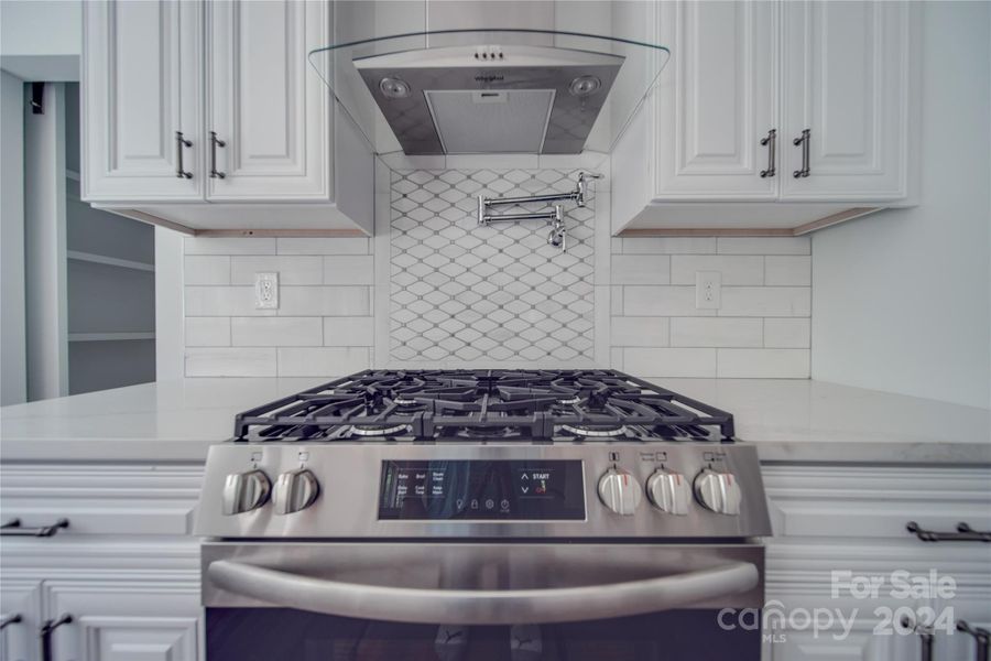 GAS RANGE WITH HOOD