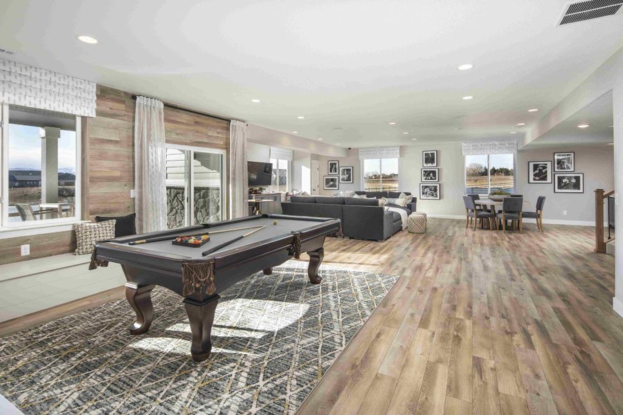 Plan C652 Finished Basement Photo by American Legend Homes