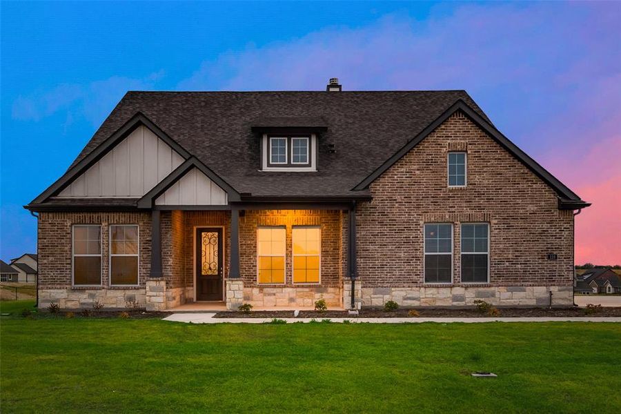 New construction Single-Family house 128 Spanish Moss Trail, New Fairview, TX 76078 Aster- photo
