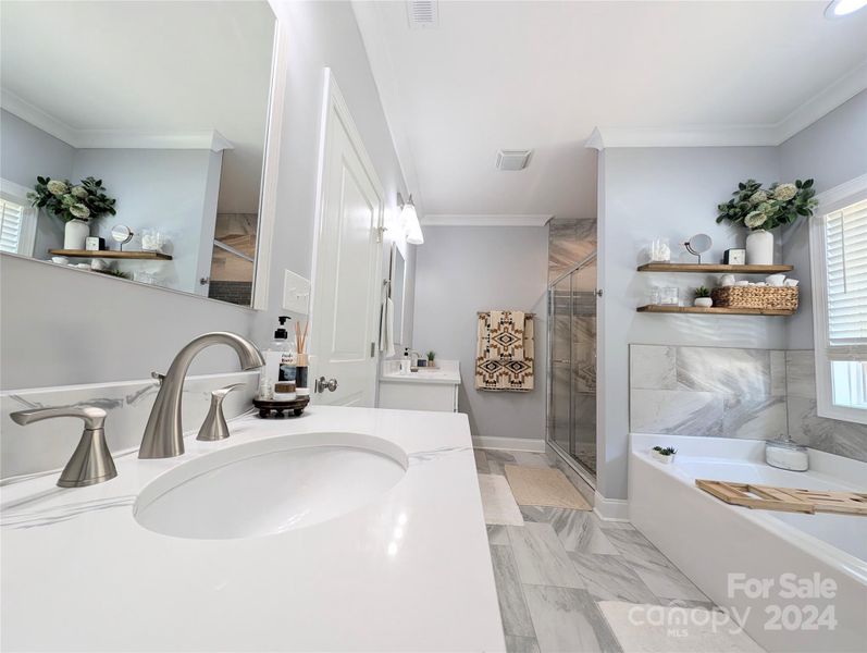 Gorgeous Owner's Suite Bath