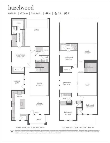 From great entertaining spaces to spacious and private bedrooms, our Gabriel floor plan is a home the entire family will enjoy!