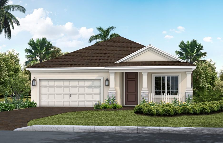 New construction Single-Family house 10018 Cross River Trail, Parrish, FL 34219 Applause- photo