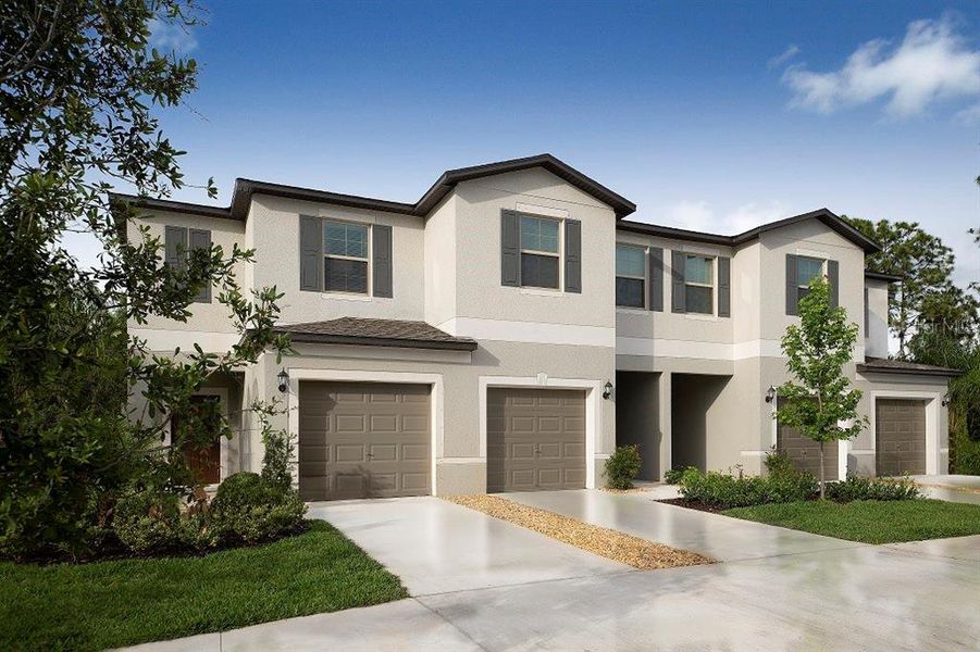 New construction Townhouse house 36468 Camp Fire Ter, Zephyrhills, FL 33541 - photo