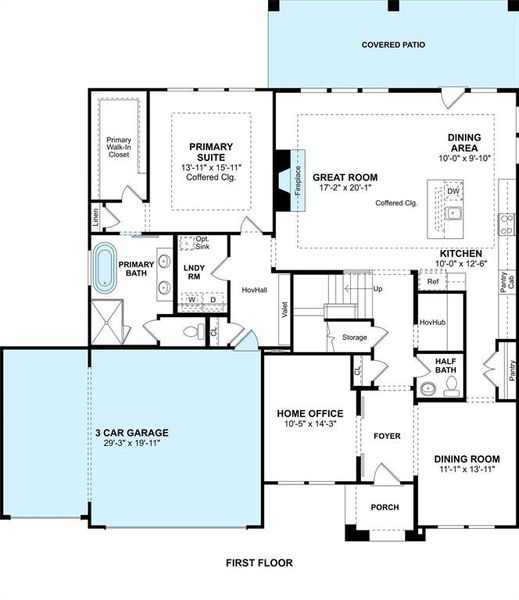 The Malmo floor plan by K. Hovnanian Homes. 1st Floor Shown. *Prices, plans, dimensions, features, specifications, materials, and availability of homes or communities are subject to change without notice or obligation.