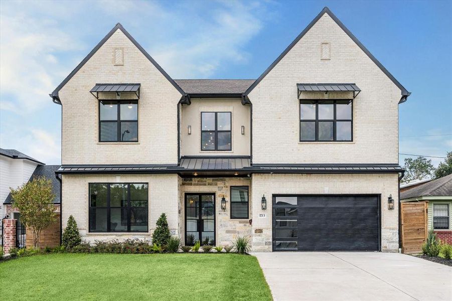 Stunning new construction, ideally located in highly sought-after Spring Branch. A short walk to Valley Oaks Elementary