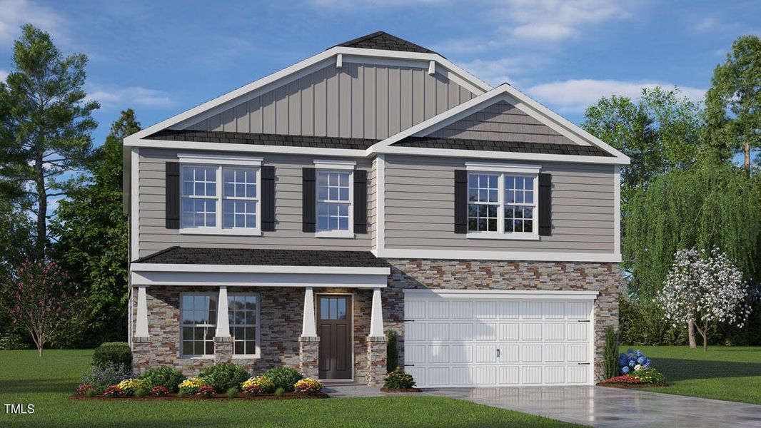 New construction Single-Family house 3115 White Memorial Church Road, Willow Spring, NC 27592 - photo