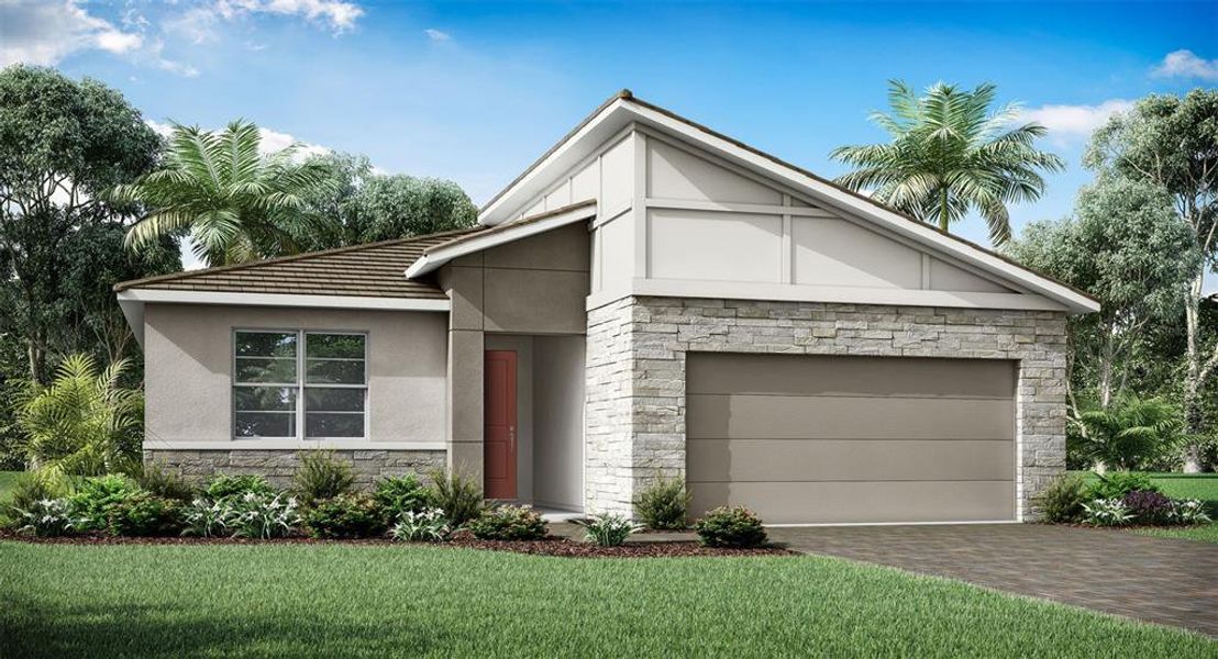 New construction Single-Family house 9066 Beach Tea Way, Kissimmee, FL 34747 Gateway- photo