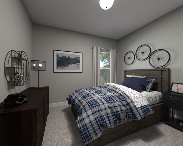 Additional bedrooms offer the kids a space to call their own.