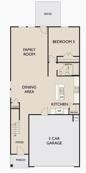 1st Floorplan -Photo is a Rendering.  Please contact On-Site for any questions or information.