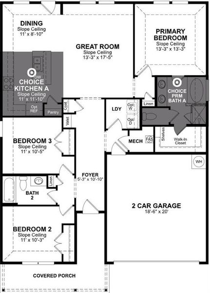 Beazer Homes Wildcat Ranch Allegheny plan