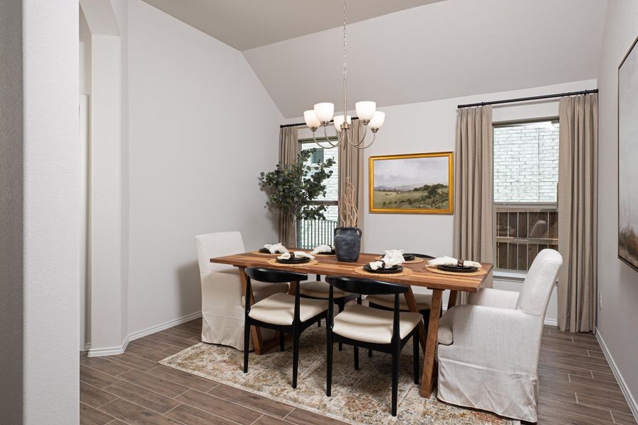 Dining Room | Concept 2186 at Silo Mills - Select Series in Joshua, TX by Landsea Homes