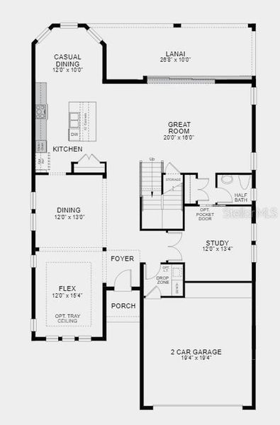 Structural options include: gourmet kitchen, 8 ft door ways, upgraded sink, kitchen kneewall cabinets, pocket sliding glass doors