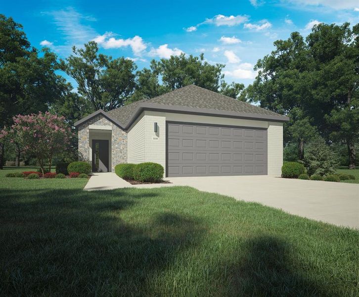 New construction Single-Family house 188 Coppers Way, Elgin, TX 78621 Birch- photo