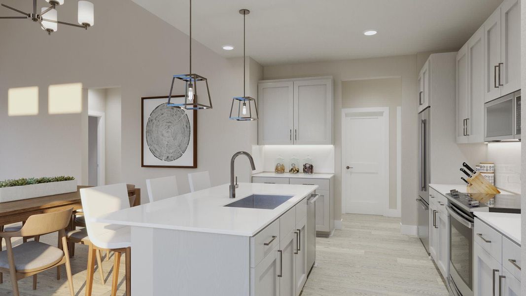 Kitchen | Ella at Lariat in Liberty Hill, TX by Landsea Homes