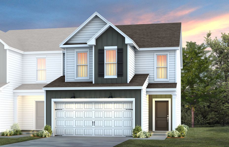 New construction Townhouse house Hayden, 1101 Olive Branch Road, Durham, NC 27703 - photo