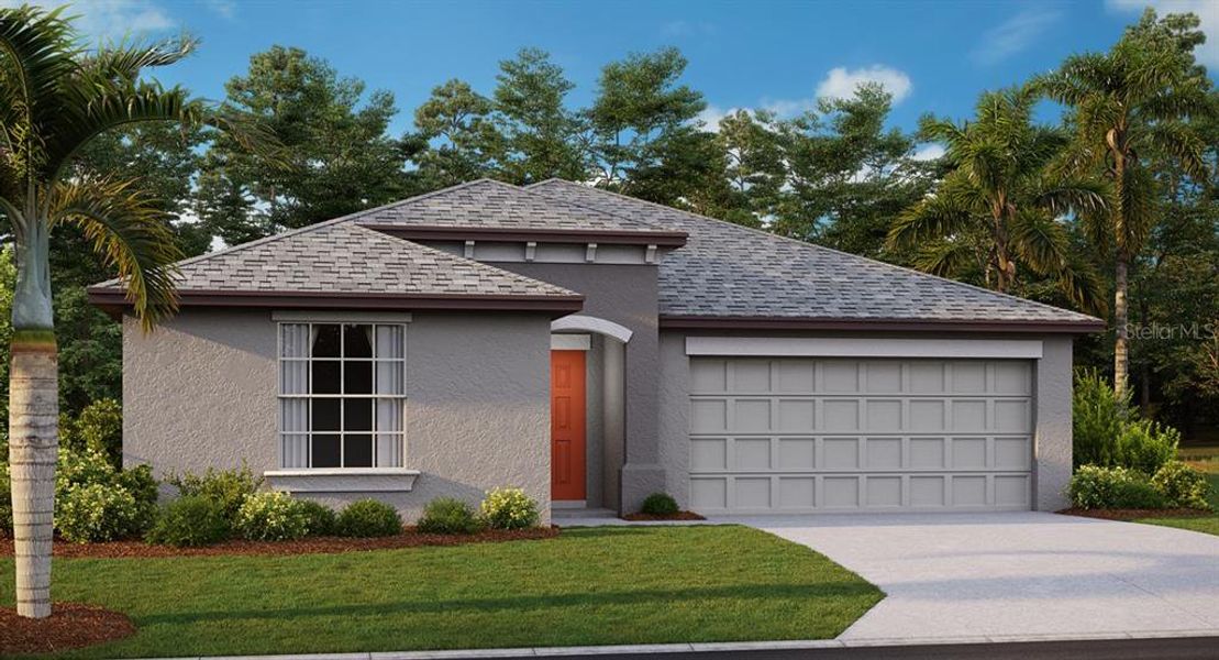 New construction Single-Family house 13179 Calcite Blue Avenue, Wimauma, FL 33598 - photo