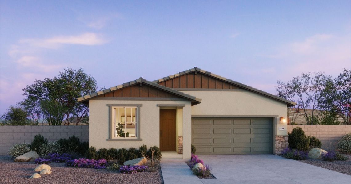 New construction Single-Family house 3501, 25334 West La Salle Street, Buckeye, AZ 85326 - photo