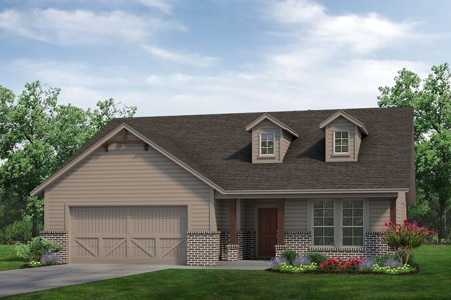 New construction Single-Family house Burnett, 1400 Cedar Ln., Azle, TX 76020 - photo
