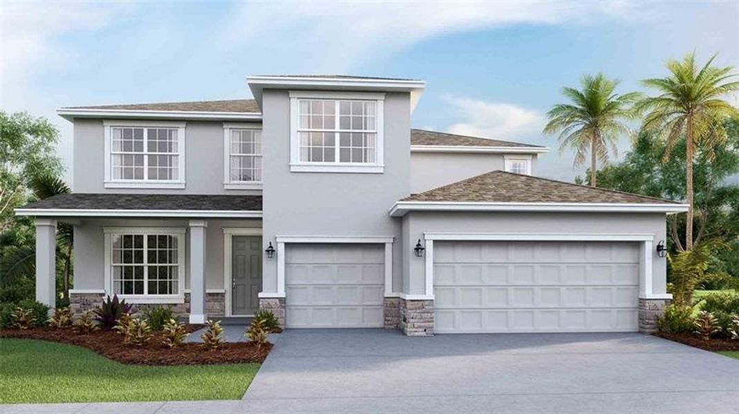 New construction Single-Family house 23176 Scaglione Drive, Lutz, FL 33559 JORDYN II- photo