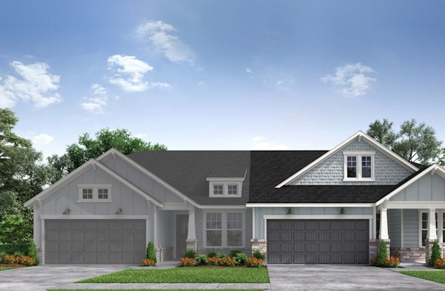 New construction Duplex house Grand Rouge, 24118 Fawn Thicket Way, Katy, TX 77493 - photo
